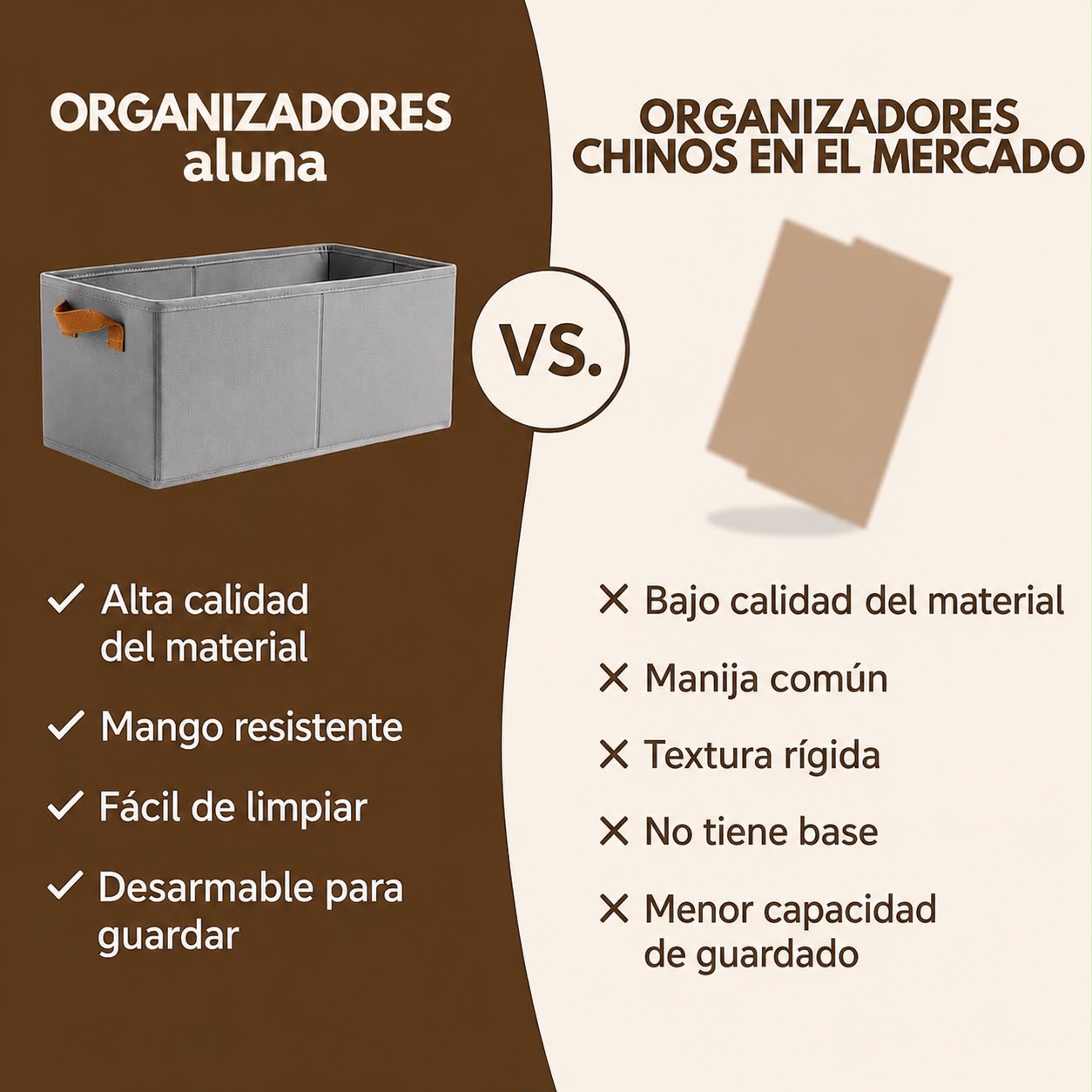 Organizadores de Ropa Plegables (Compra 1 llévate 3)