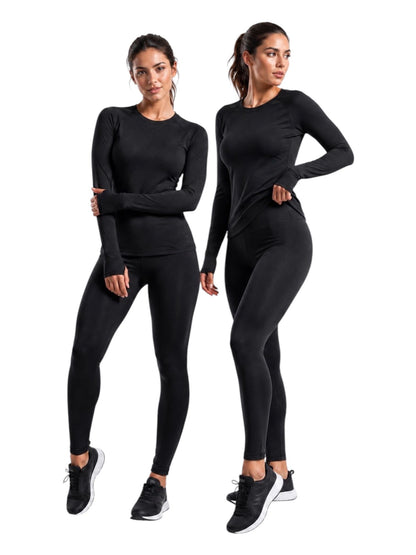 Conjunto Térmico Mujer — Remera + Calza | FEMORA